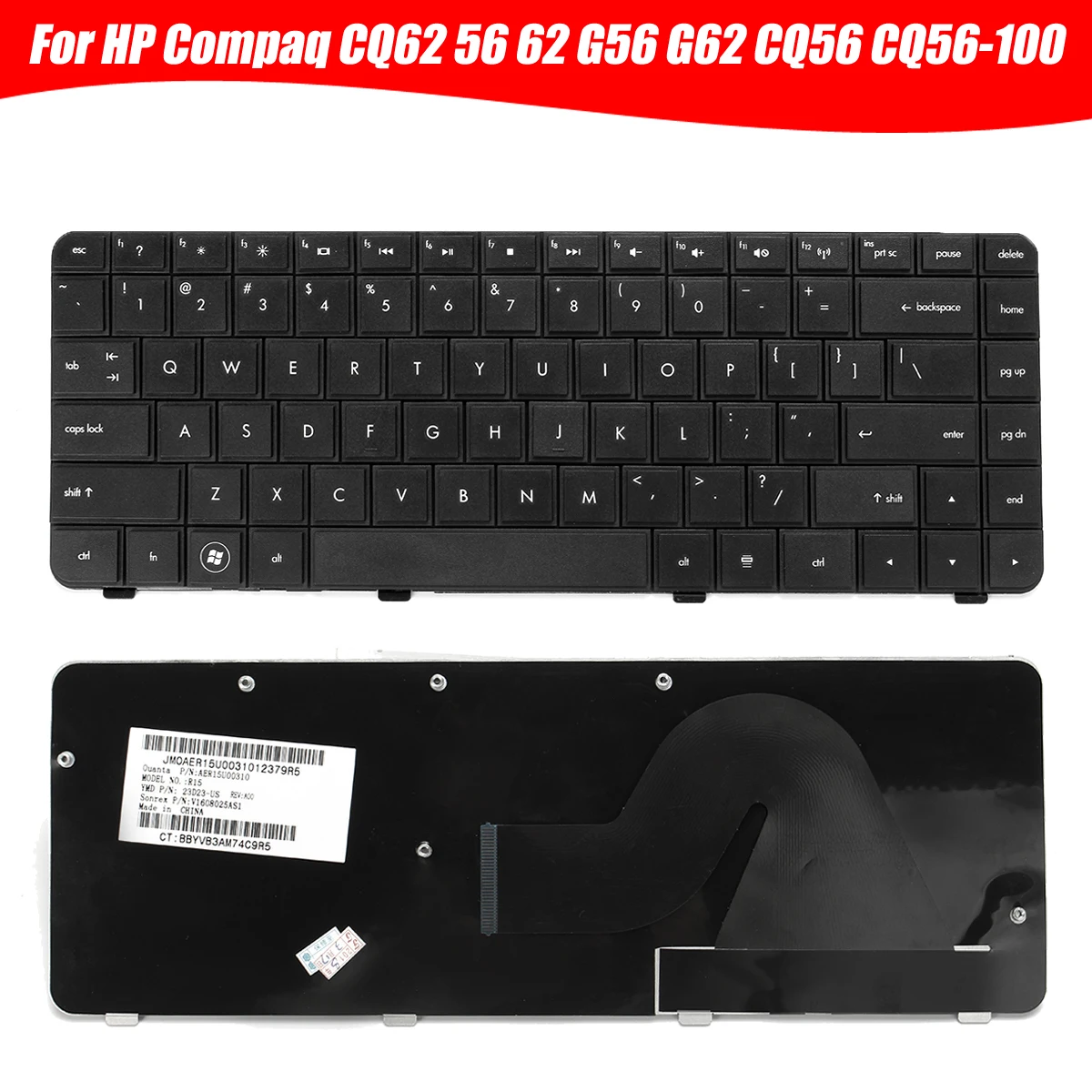 Notebook Laptop Keyboard Replacement Part For HP for Compaq CQ62 56 62