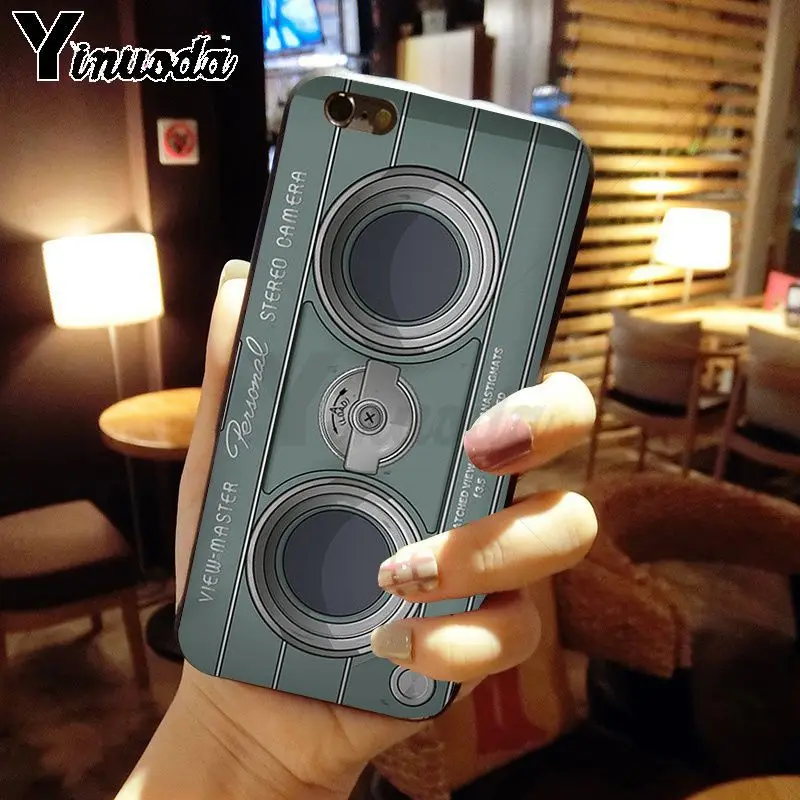 classic retro Black silver vintage camera Design
