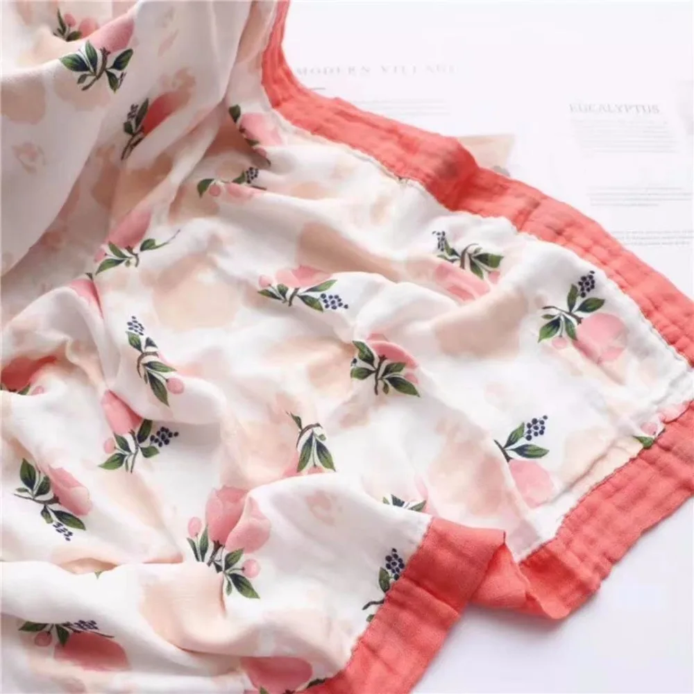 

ins hotfour layer bamboo baby muslin blanket Muslin Tree swaddle better than Aden Anais Baby/bamboo Blanket Infant Wrap