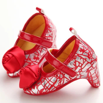 

Adorable Baby Girls Princess Infant Toddler Prewalkers Bling Bling Wedding Party Bling Flower High Heels Shoes Newborn Footwear