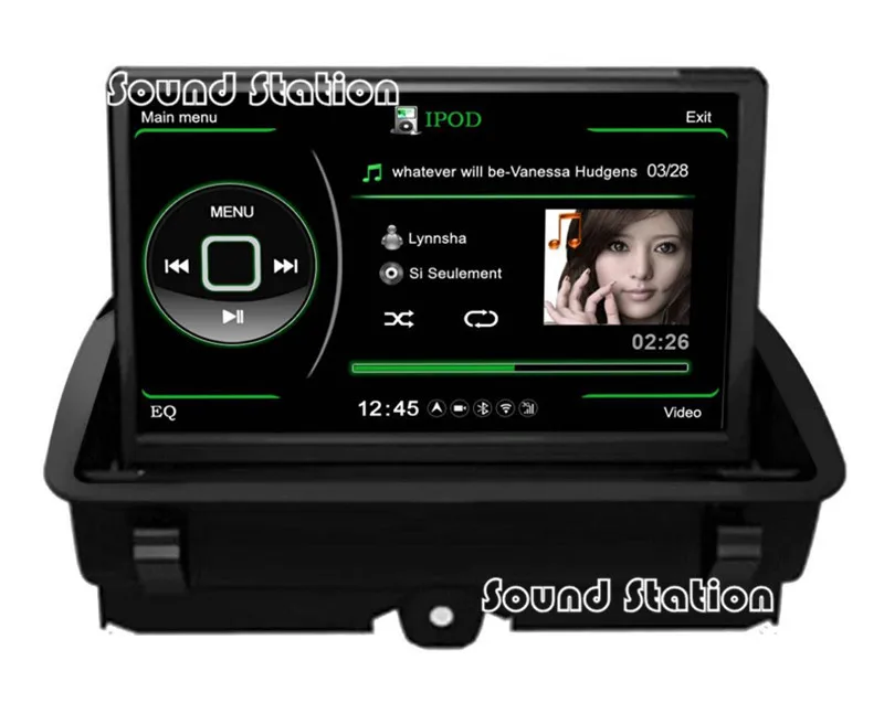 For Audi Q3 2011 2012 2013 2014 Car DVD Navigation Multimedia Bluetooth