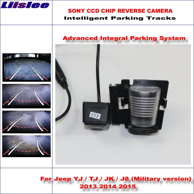 

Liislee Backup Rear Reverse Camera For Jeep YJ / TJ / JK / J8 (Military version) 2013-2015 / HD Lines Intelligent Parking Tracks