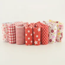 Новые поступления хлопок 8 шт./лот Jelly roll швейная текстильные красные комплекты полоски ткани 5 см x 100 см tildas лоскутное куклы одежда