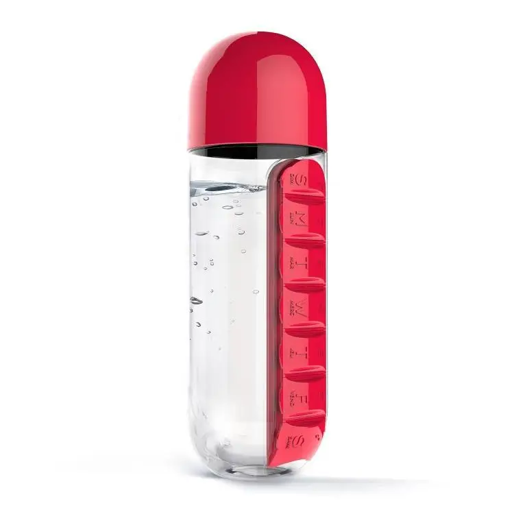 PILL and VITAMIN ORGANIZER WATER BOTTLE