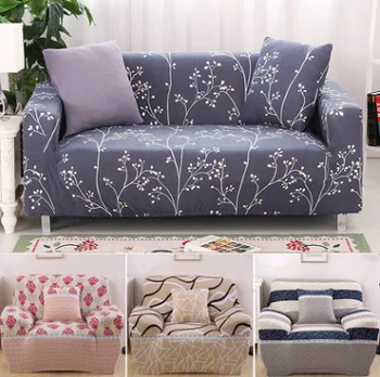 

Europen Flower Sofa Slipcovers Tight Wrap All-inclusive Slip-resistant Elastic Cubre Sofa Towel Corner Sofa Cover Couch Cover