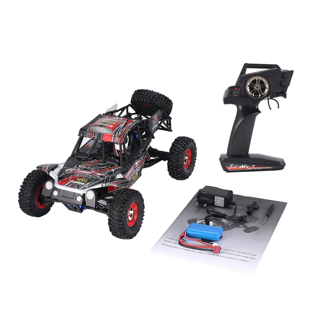

Wltoys 12428-C 1/12 Scale 2.4Ghz 4WD 50km/h High Speed RC Crawler Climbing Off-Road Rock Electric RC Remote Control Car RTR