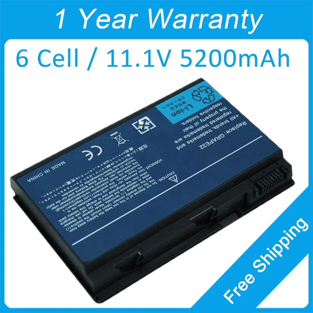  New 5200mah laptop battery for acer TravelMate 5710 5720 5730 5710G 5720G 5730G 5530G 5520G TM00772