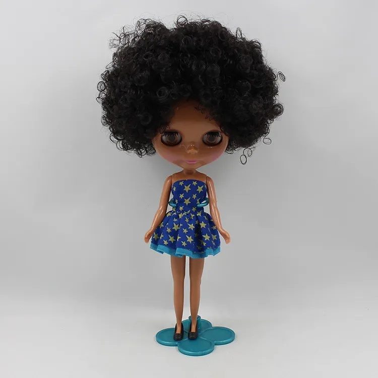 Neo Blythe Doll Black Hair with Takara RBL Scalp Dome 2