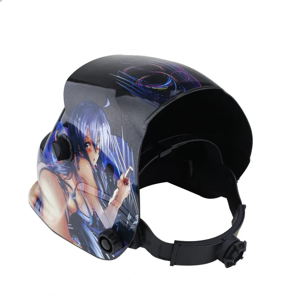 Солнечная энергия автоматическое изменение света электрическая Сварочная маска Авто Затемнение/затенение шлифовальные сварочные очки/маска/крышка