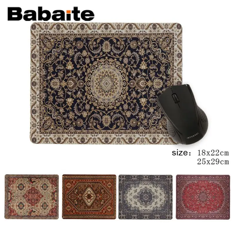 

Babaite Persian Rug Customized laptop Gaming mouse pad Fashion Computer Mousepad Gaming Mouse Mats