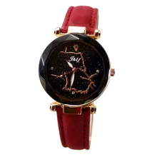 JHLF Fashion Women Leather Casual Watch Luxury Analog Quartz Starry Sky Wristwatch JHLF Fashion Women Leather Casual Watch Luxury Analog Quartz Starry Sky Wristwatch