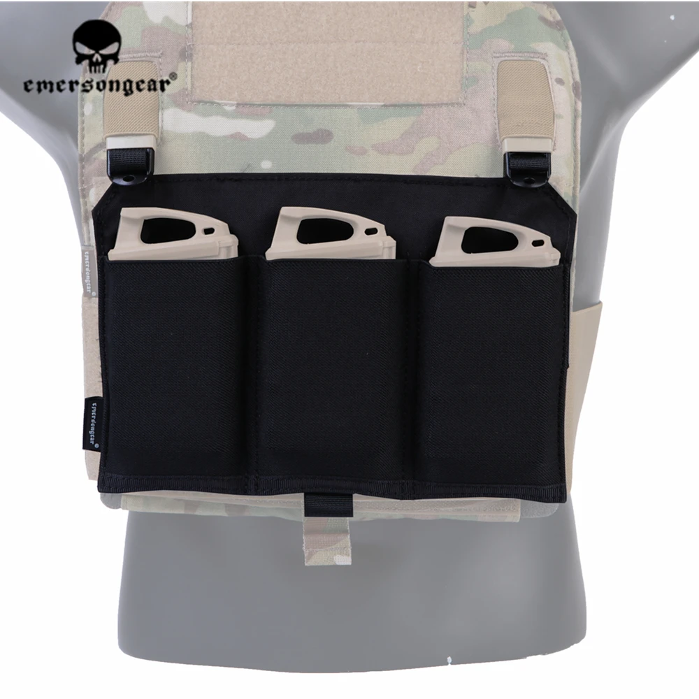 Emersongear 5.56 Triple Mag Pouch Rifle Magazine Bags Panel Tactical