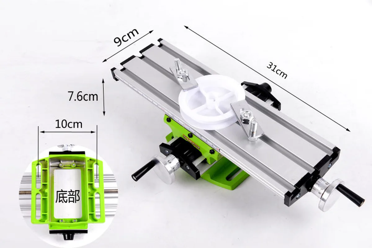 6300 мини микро-Многофункциональный кросс верстак крест слайд фрезерный станок Дрель поддержка скамья дрель установка DIY стол