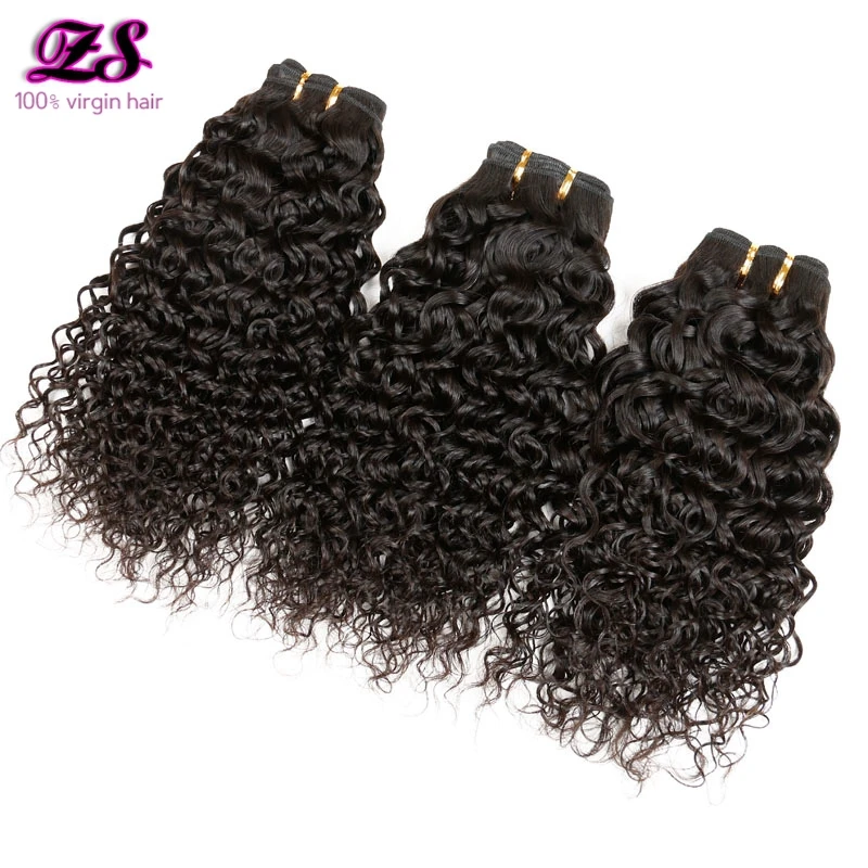 

Malaysian Virgin Hair Jerry Curl Weave human weaving 100% virgin hair 2 pcs/lot over one year service life with proper care
