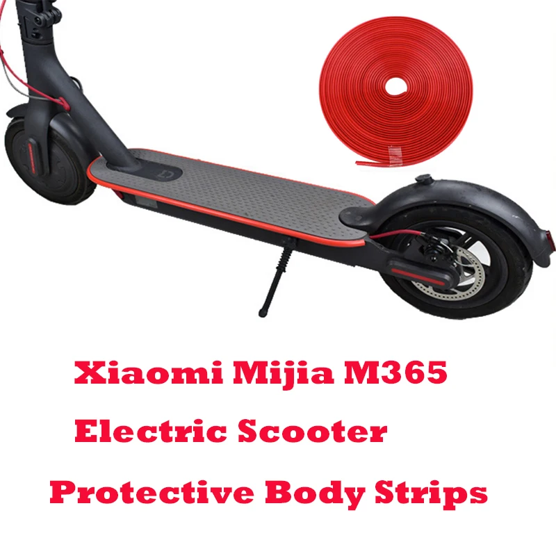 الوفير واقية سكوتر الجسم شرائط ملصق الشريط ل Xiaomi Mijia M365 الكهربائية لوح التزلج سيارة سكوتر أجزاء الزخرفية شرائط