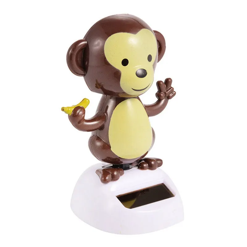 

Christmas Solar Power Energy Figure Toys Relief Stress Car Ornaments Creative