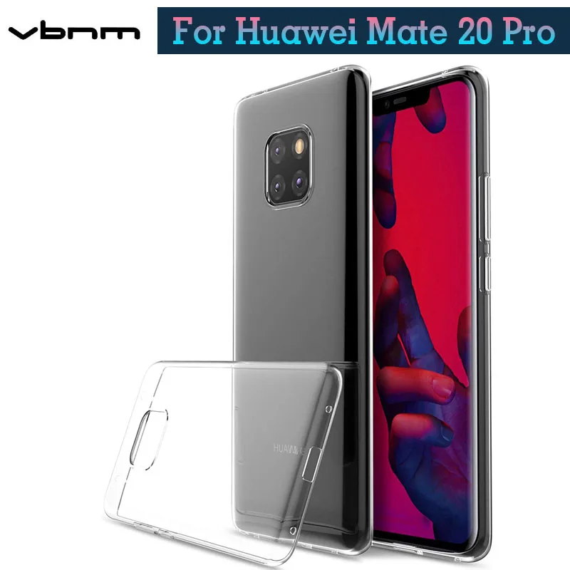 Для huawei mate 20 Pro Чехол тонкий мягкий TPU силиконовый гелевый прозрачный чехол задняя