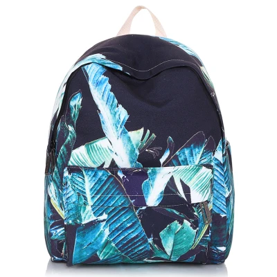 

Small fresh canvas shoulder bag female Korean version of the wind and art backpack casual students bag printing