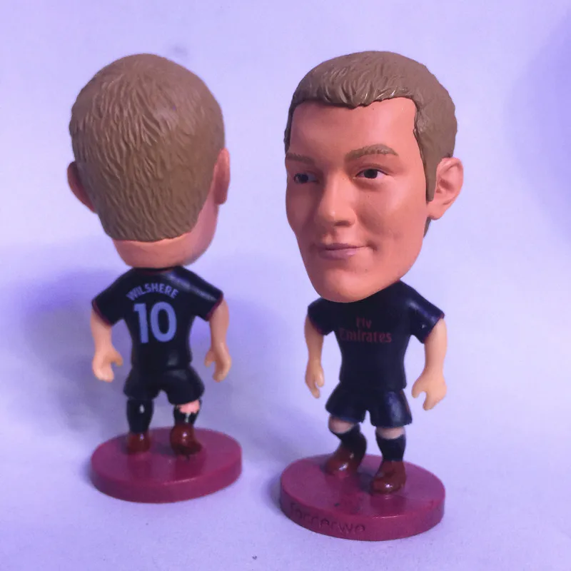 

Soccerwe Soccer Star Doll Arsene 10 Wilshere Figurine Black Kit 2018 Season
