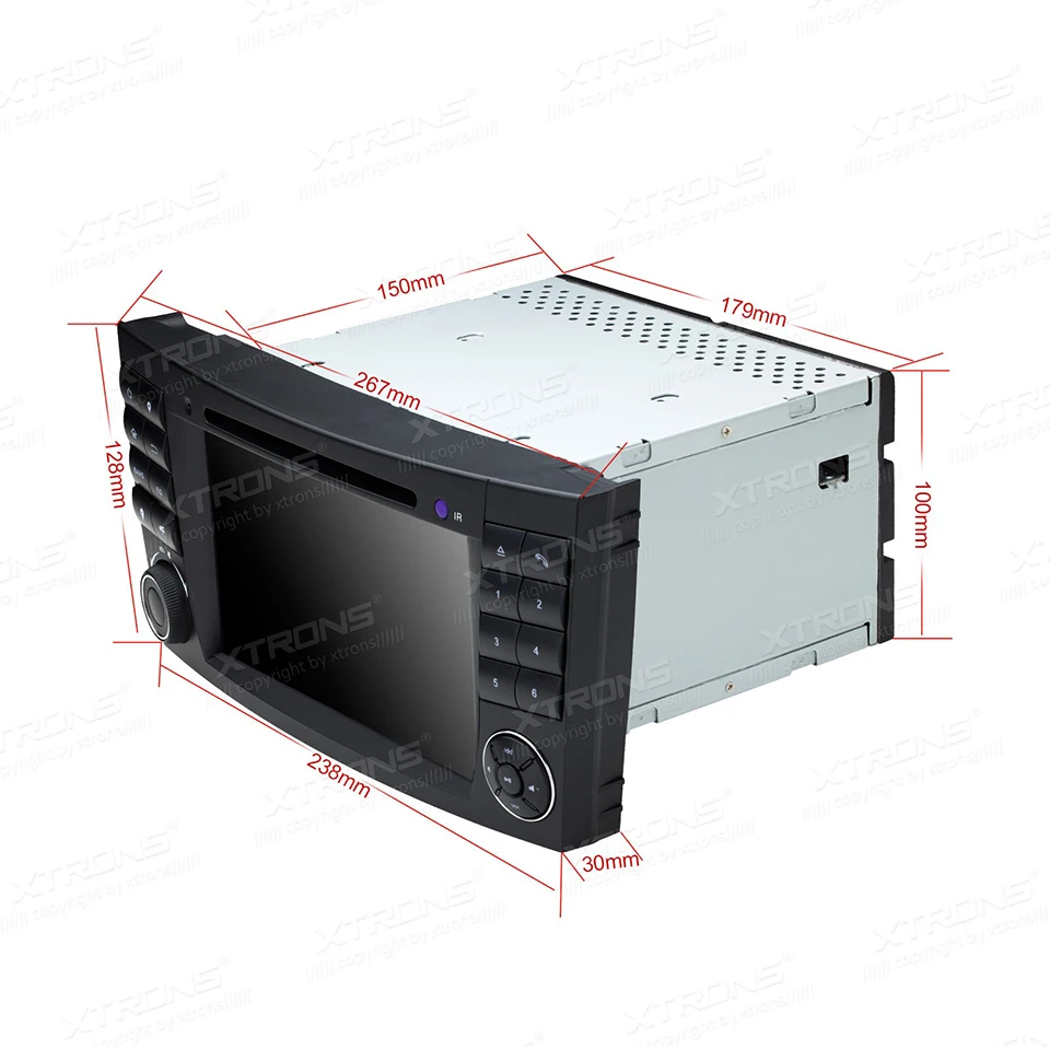 Perfect 7" Double 2 Din Car DVD Radio GPS Navi Fit For Mercedes-Benz G-W463 CLS-500 E-W211 E-280 Auto Video Player CANbus Audio Stereo 2