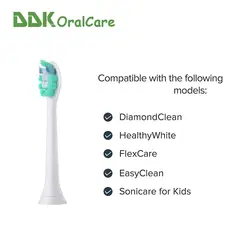 40 шт. = 10 пачек Зубная щётка сменные головки для Philips Sonicare DiamondClean HX6062 HX6064 HX6074 HX9024 Бриллиант Чистой белый