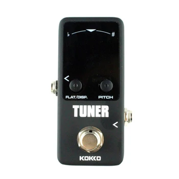 

KOKKO Guitar Mini Effects Pedal Tuner - Chromatic Tuner Pedal High Definition Color Screen with Super Fast Stable and Accurate