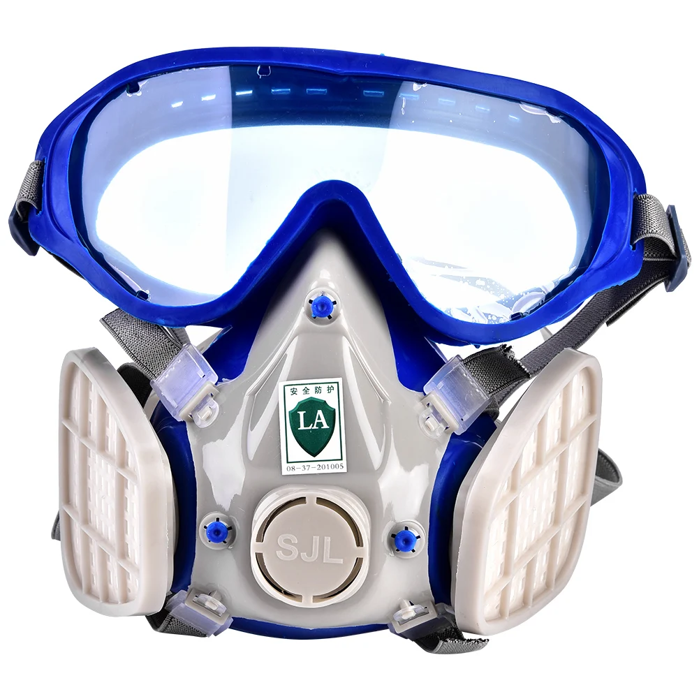 

Silicone Full Face Respirator Gas Mask Goggles Particulate Chemical Dust Mask Dustproof Masks