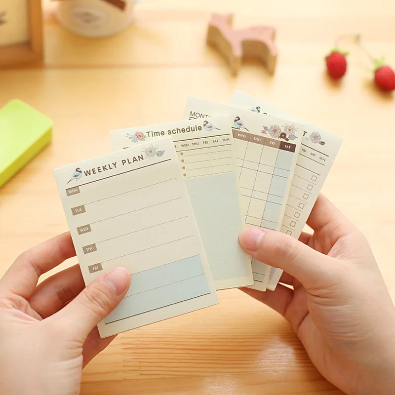 

Creative Portable Notes Mini Diary Stickers Planner Agenda Stickers Cute Stickers Memo Pads