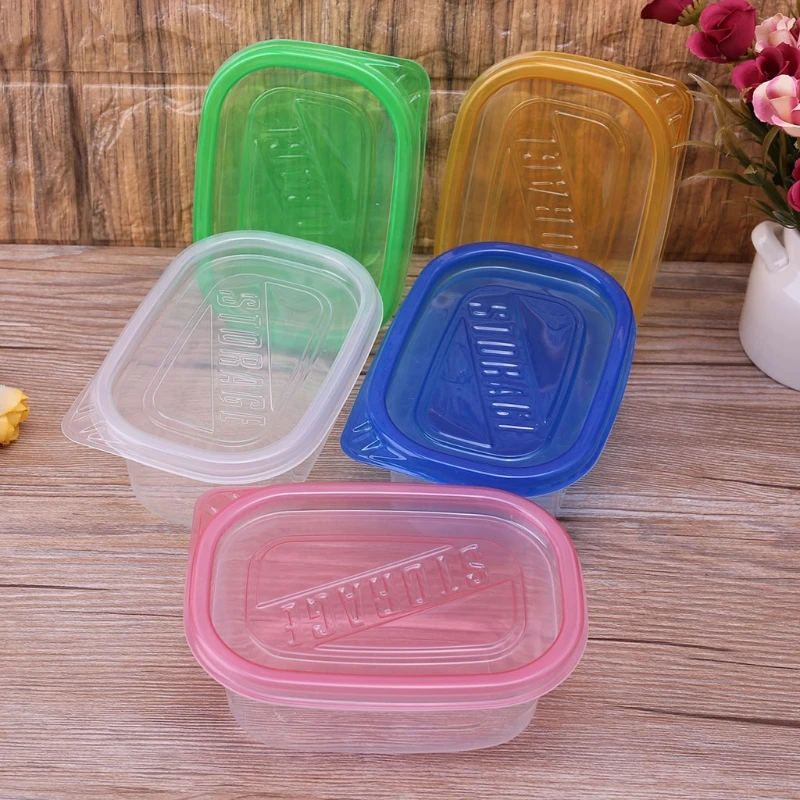 

NEW 5pcs 280ml PP Storage Box Foam Ball Containers Crisper For Slime Mud Light Clay organizer