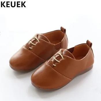 

NEW Spring/Autumn Loafers Children Shoes Flats Boys Girls Leather Shoes Baby Casual Sneakers Soft bottom Kids Shoes 03