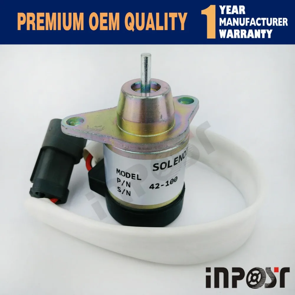 

For Thermo King Solenoid stop fuel 1500-3076, 42-100 - Free shipping