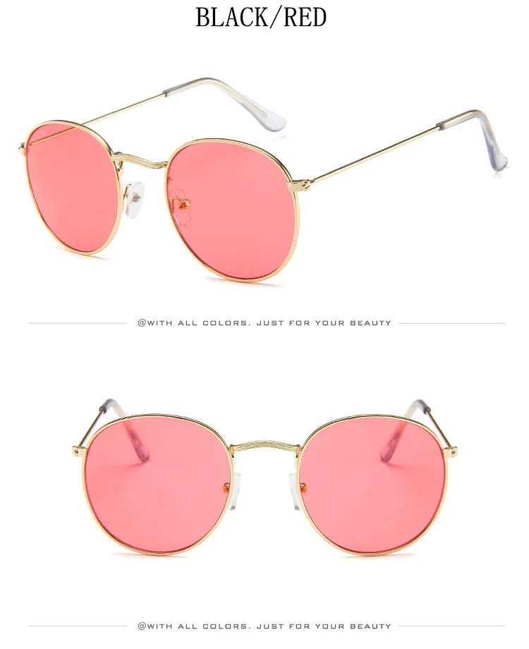Роскошные брендовые дизайнерские Круглые Солнцезащитные очки для женщин и мужчин, винтажные Ретро зеркальные солнцезащитные очки, полная оправа из сплава, зеркальные очки UV400, винтажные очки