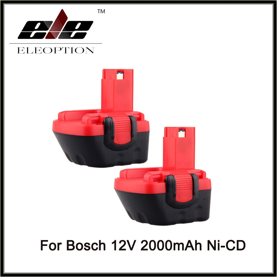 2 PCS Eleoption For BOSCH GSR 12V GLI AHS GSB GS4R PSR 12 12VE batterie 2