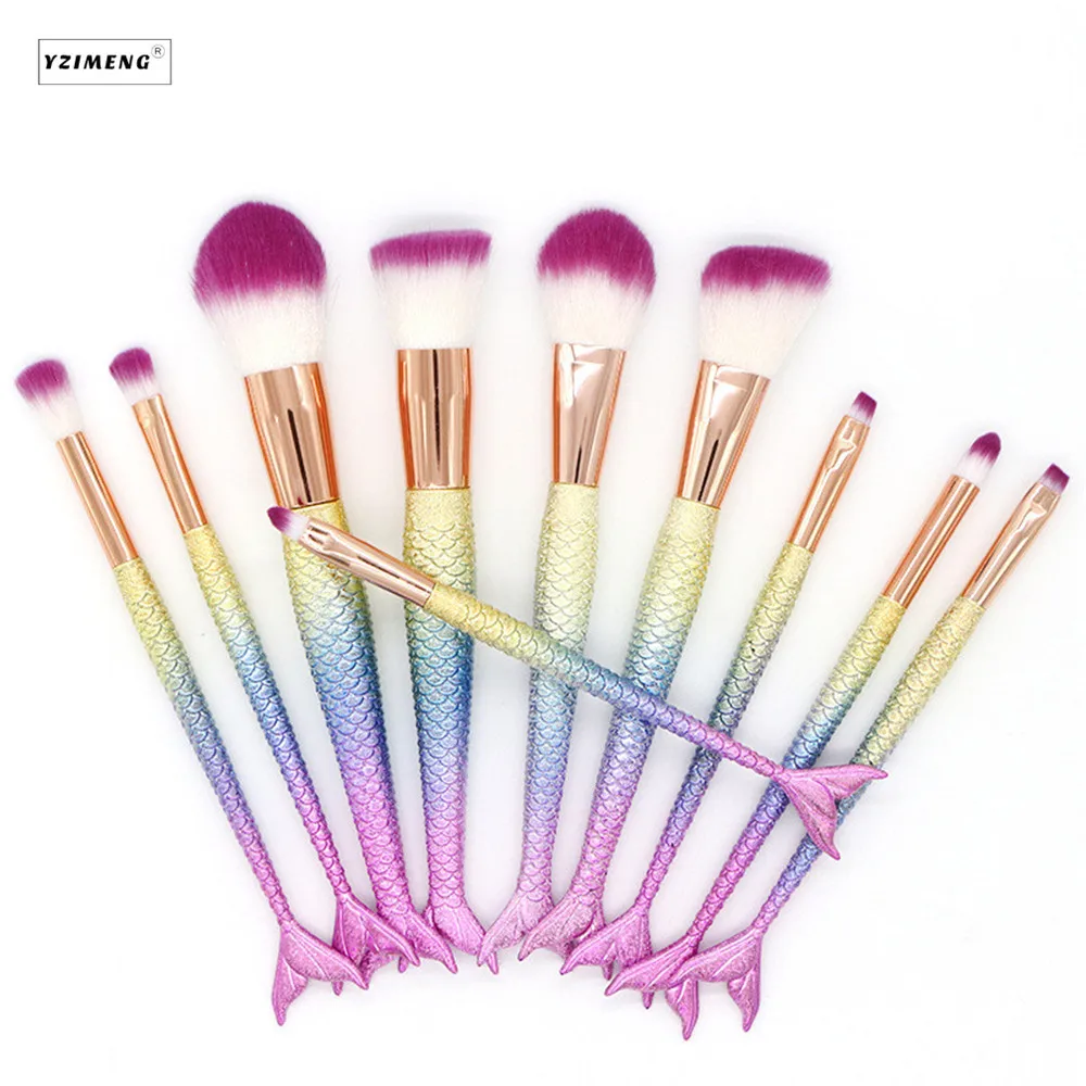 Набор кистей для макияжа с единорогом 4/6/10/12/16 шт./компл.|makeup brush set foundation|brush contourmakeup