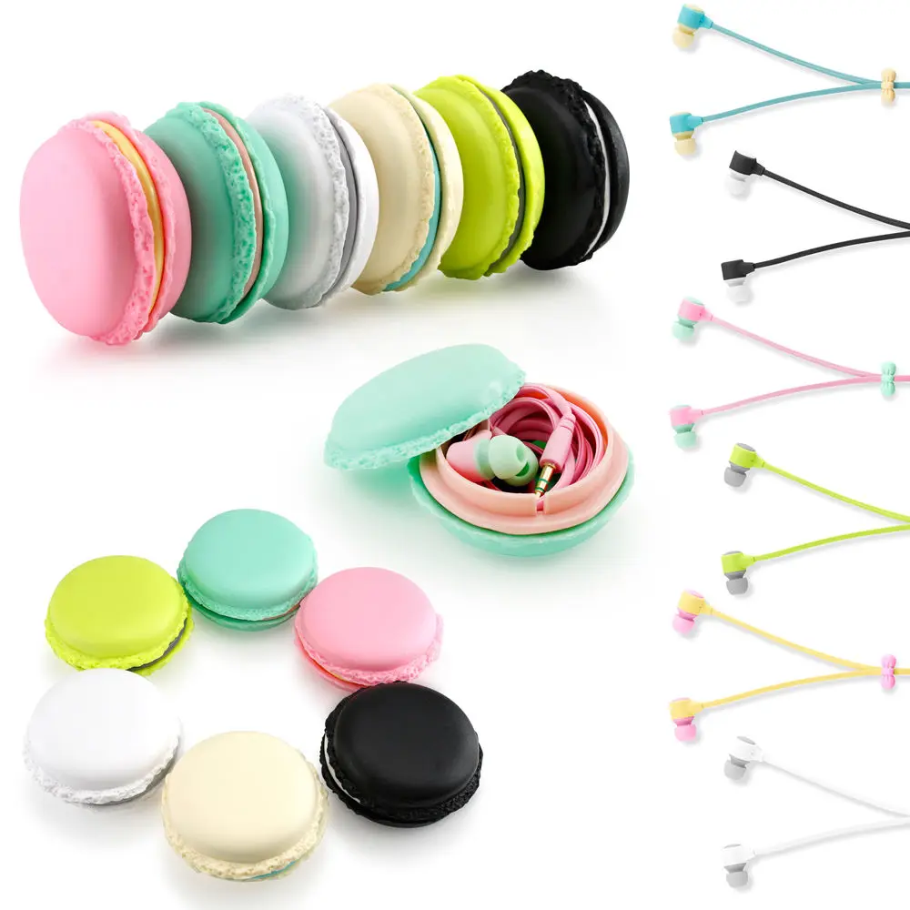  2016 Macarons Design Earphone Headphones Headset for Xiaomi Samsung Iphone MP3 Player Cute Ecouteur Auriculares Headphones Sport 