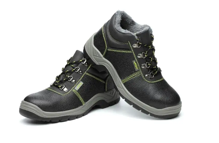 

High-top winter plus velvet cold-proof warm steel head anti-mite