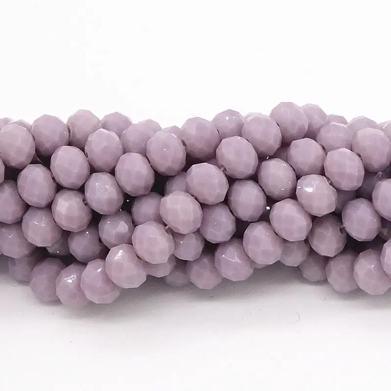 

Tiny 2mm Violet Color Plating Crystal Czech Beads Rondelle Faceted Jewelry Earring Bracelet Necklace Headband Sewing Needlework