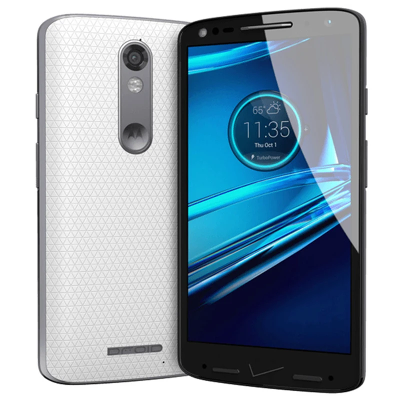 Moto rola moto DROID turbo 2 XT1585 3 ГБ ОЗУ 32 Гб ПЗУ 4G LTE мобильный телефон 21MP 2560x1440 5,4 дюйма 64 бит Snapdragon810 отремонтированный