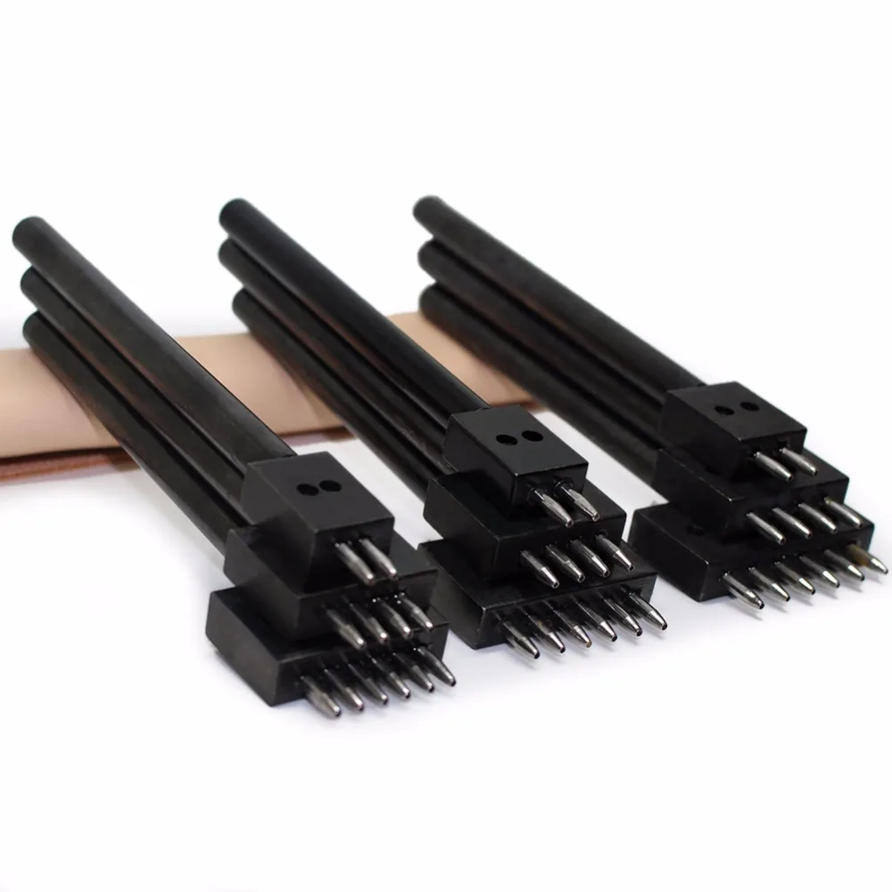 1mm leather punch Hole Round Row Prong Puncher/Cutter Pitch Eyelet