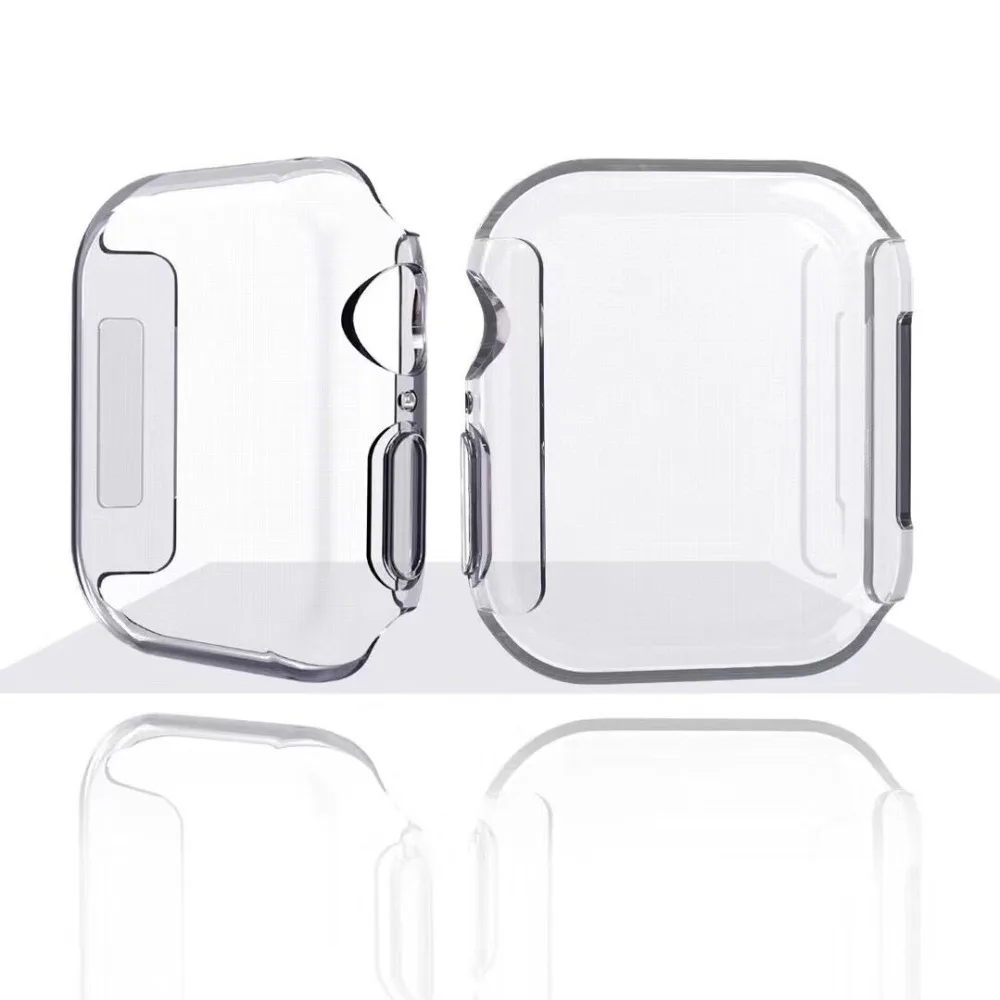 new arrival Full Protect Clear Soft TPU Cover for Apple Watch Case 44mm 40mm for iWatch Series 4 Cover Shell Band transparent new arrival Full Protect Clear Soft TPU Cover for Apple Watch Case 44mm 40mm for iWatch Series 4 Cover Shell Band transparent
