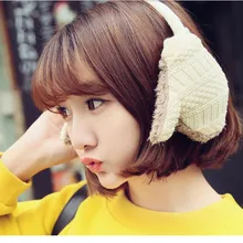 Грелки уха Для женщин Дамы Девушка сладкие Плюшевые Пушистые Теплые Меховые Наушники мочки уха крышка наушники orejeras зима