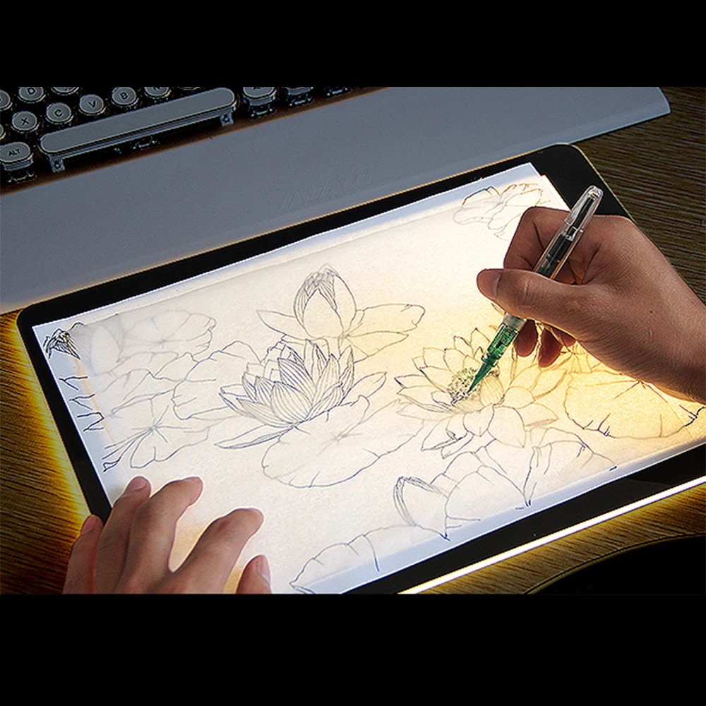 

Digital Drawing Tablet Graphic Writing Painting Sketching Light Box Artcraft A4 Copy Pads Table LED Board