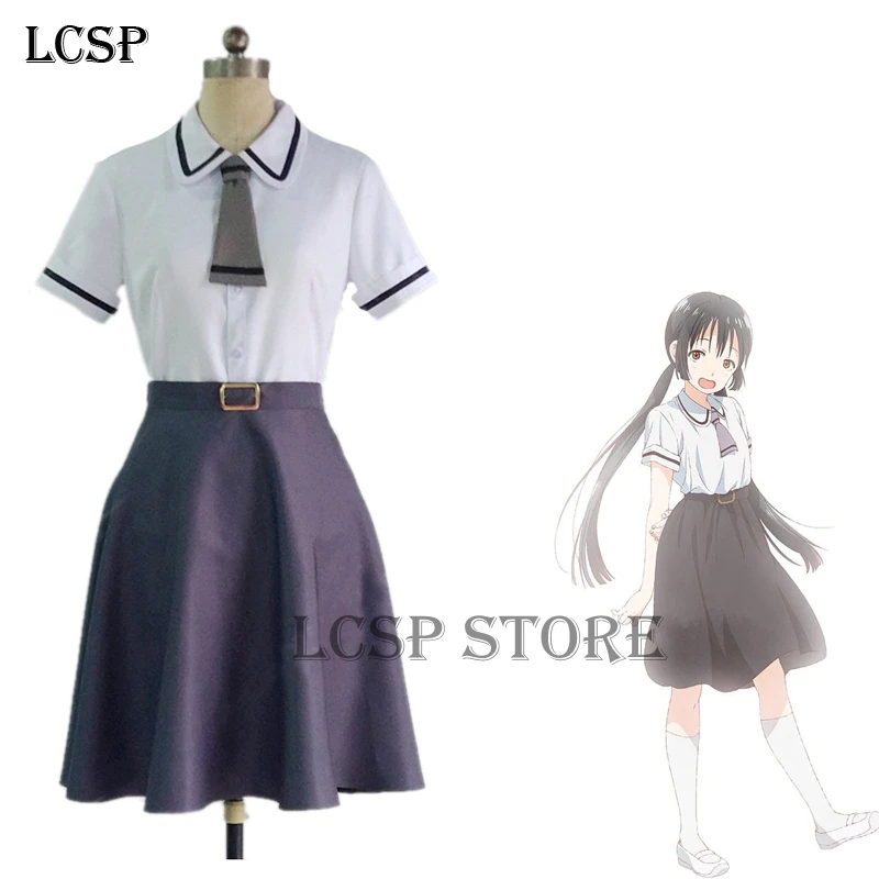 LCSP Asobi Asobase Honda Hanako Оливия Косплей Костюм японского аниме Nomura Kasumi школьная форма