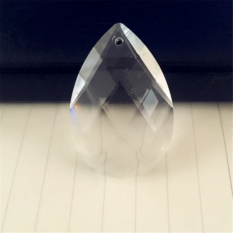 Современная лампа части чистый цвет сетки миндаля форма французские подвесные люстры призмы-Кристаллы K9 отделка кристаллами части
