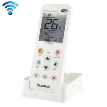 

CHUNGHOP K-390EW WiFi Smart Universal Air Conditioner A/C Remote Control & LED Light & Base Support 2G / 3G / 4G / WiFi Network