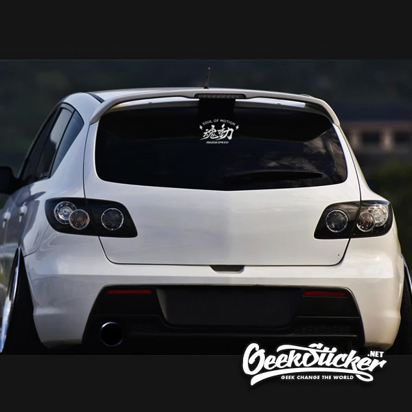 Водонепроницаемый Светоотражающие mazdaspeed буквы Hellaflush для автомобильного
