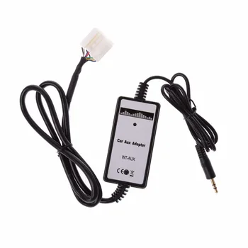 

3.5mm Car Auto Aux-in Adapter MP3/DVD/Mini Disk Player Radio Interface For Honda Accord Civic Odyssey High Quality