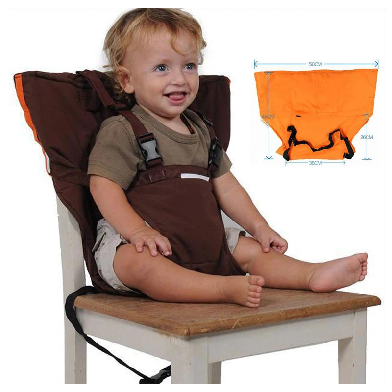 

Portable Baby Dinning Chairs Seat Strap Belt Multi-function Baby Car Back Fixed Safety Seat Baby Carrier