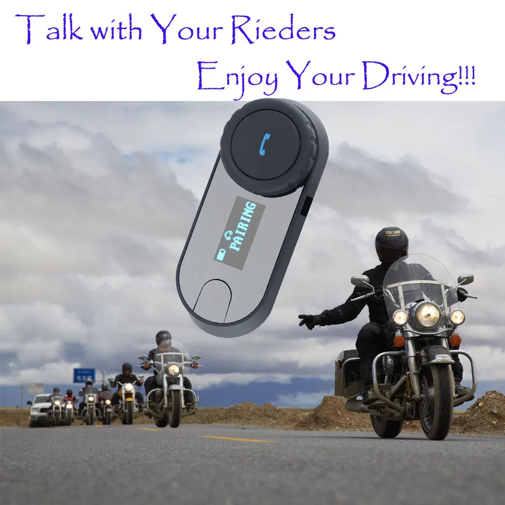 Отправка из России FM + ЖК экран! TCOM SC HiFi Bluetooth мотоциклетный шлем Intercomunicador Motocicleta