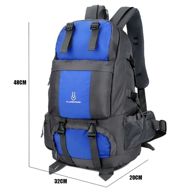 50л вместительный походный рюкзак для путешествий для мужчин и женщин, спортивные рюкзаки для отдыха на природе, прочные непромокаемые сумки для походов, 8 цветов